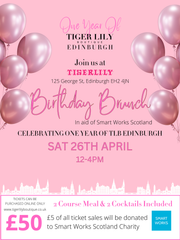 Tiger Lily Edinburgh One Year Birthday Brunch