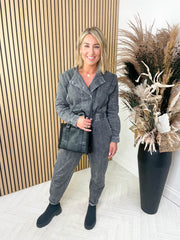 Amy Jumpsuit - Charcoal