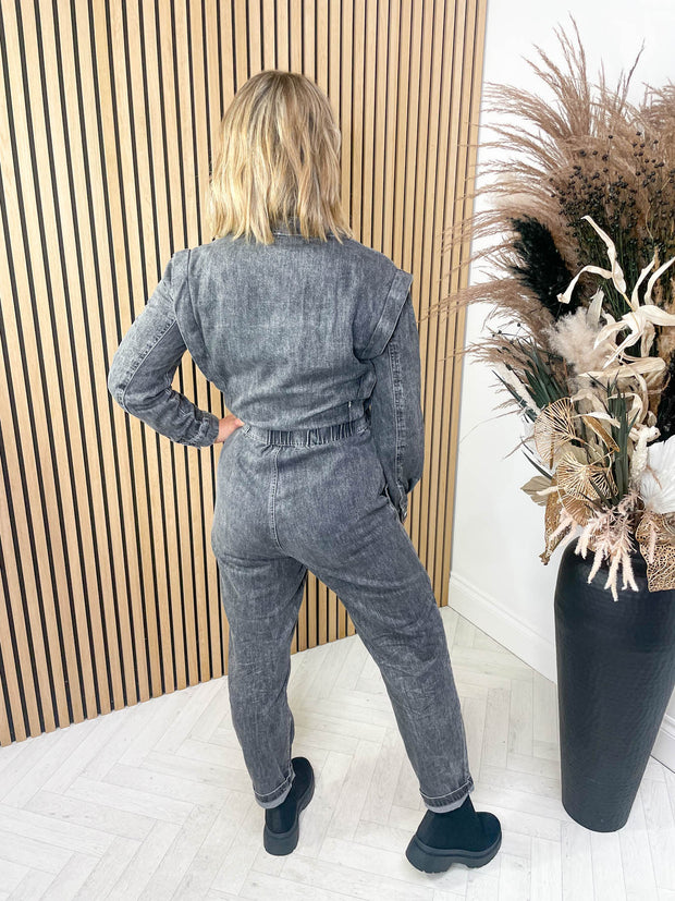 Amy Jumpsuit - Charcoal