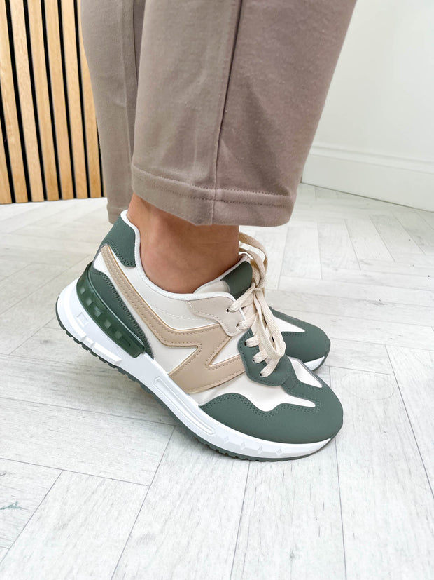 Chloe Trainer - Green