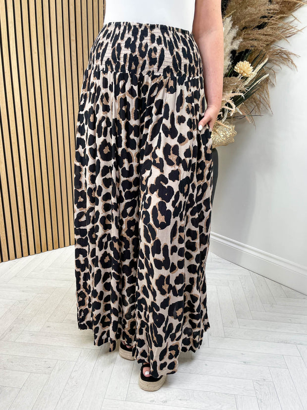 Tilly Leopard Palazzos