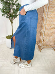 Denim Magic Midi Skirt - 2 Colours