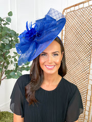 Flora Fascinator - Cobalt