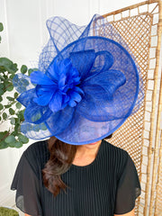 Flora Fascinator - Cobalt