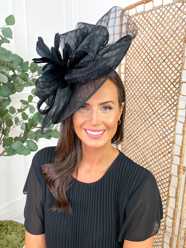 Flora Fascinator - Black