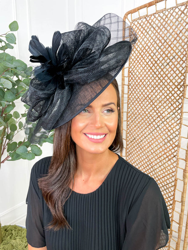 Flora Fascinator - Black