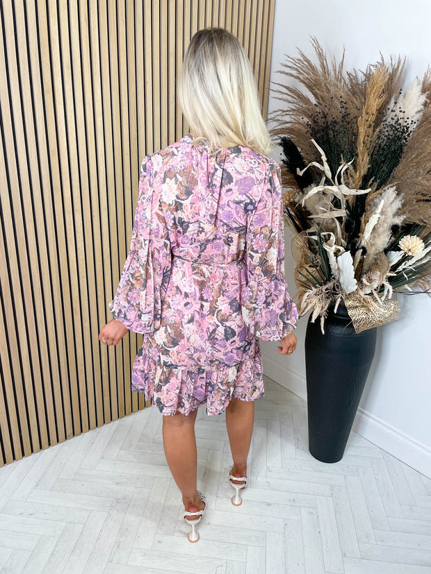 Kahliah Dress - Pink Floral