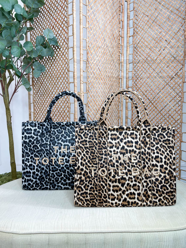 Tora Tote Bag Leopard - 2 Colours