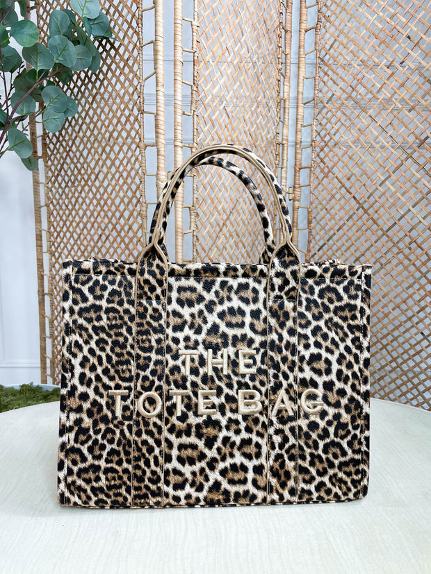 Tora Tote Bag Leopard - 2 Colours