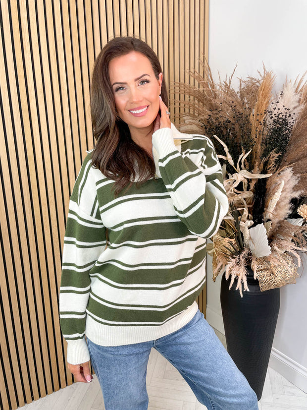 Kacey Stripe Jumper