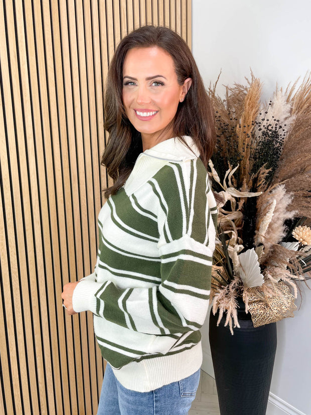 Kacey Stripe Jumper