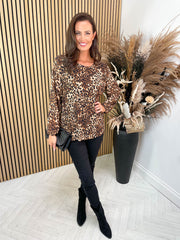 Iris Leopard Top