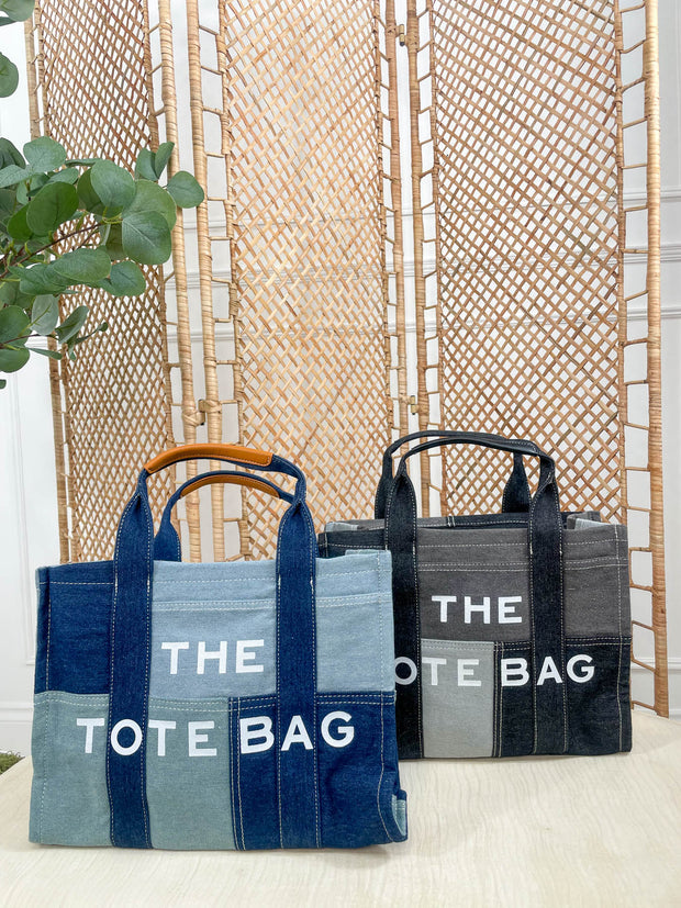 Tora Denim Tote Bag - 2 Colours