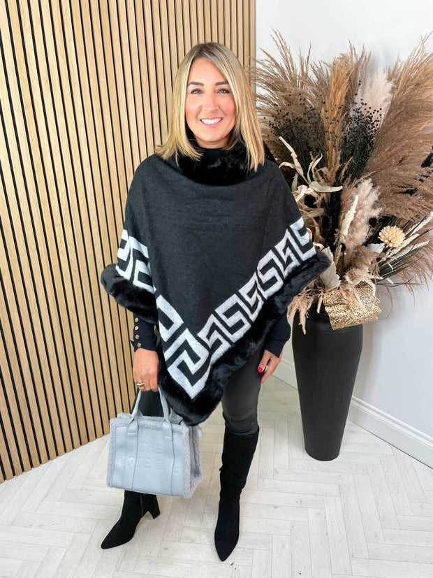 Kaitlyn Poncho - Black