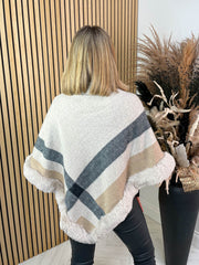 Kaitlyn Poncho - Beige