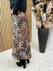 Sasha Leopard Skirt