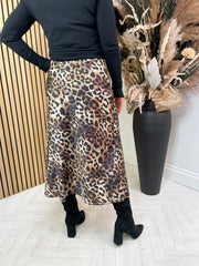 Sasha Leopard Skirt