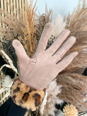 Leopard Fur Glove - 2 Colours