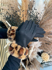 Leopard Fur Glove - 2 Colours