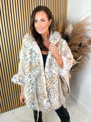 Lesley Leopard Cape