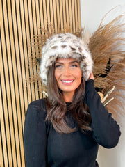 Leopard Faux Fur Hat