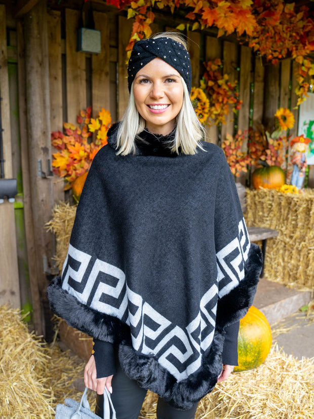 Kaitlyn Poncho - Black